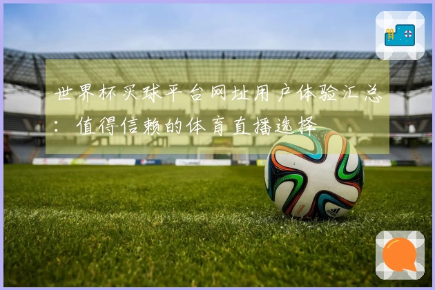 世界杯买球平台网址用户体验汇总：值得信赖的体育直播选择